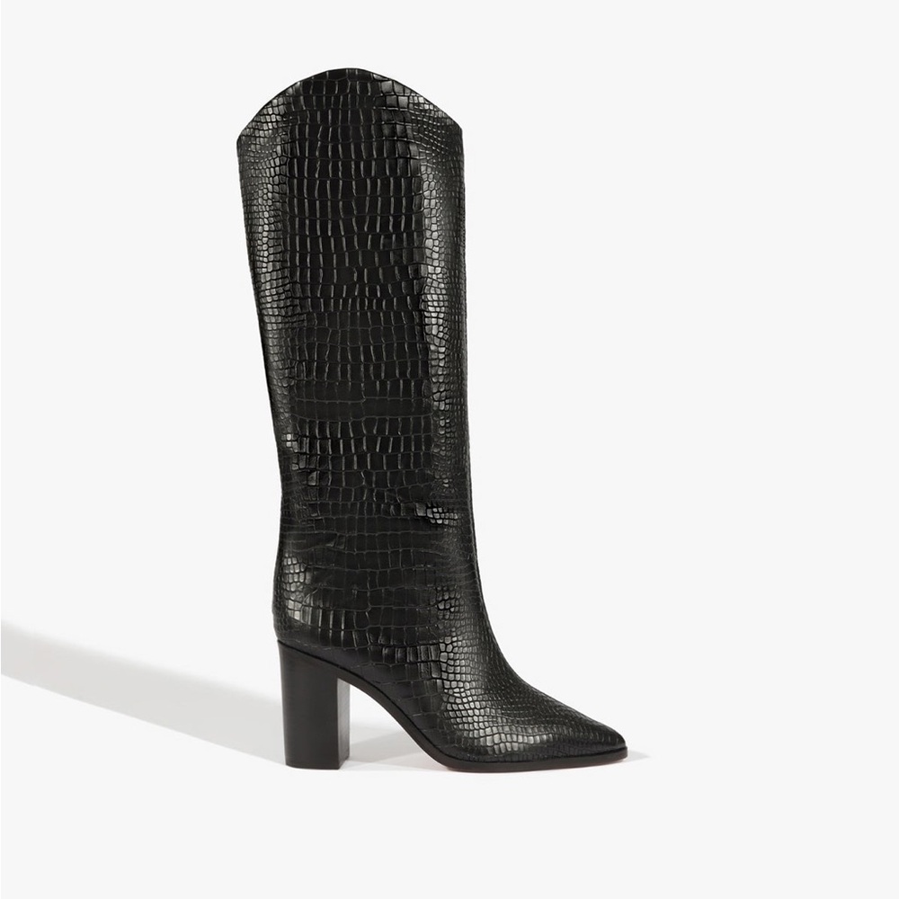 Schutz Maryana Block Boot Size 7.5